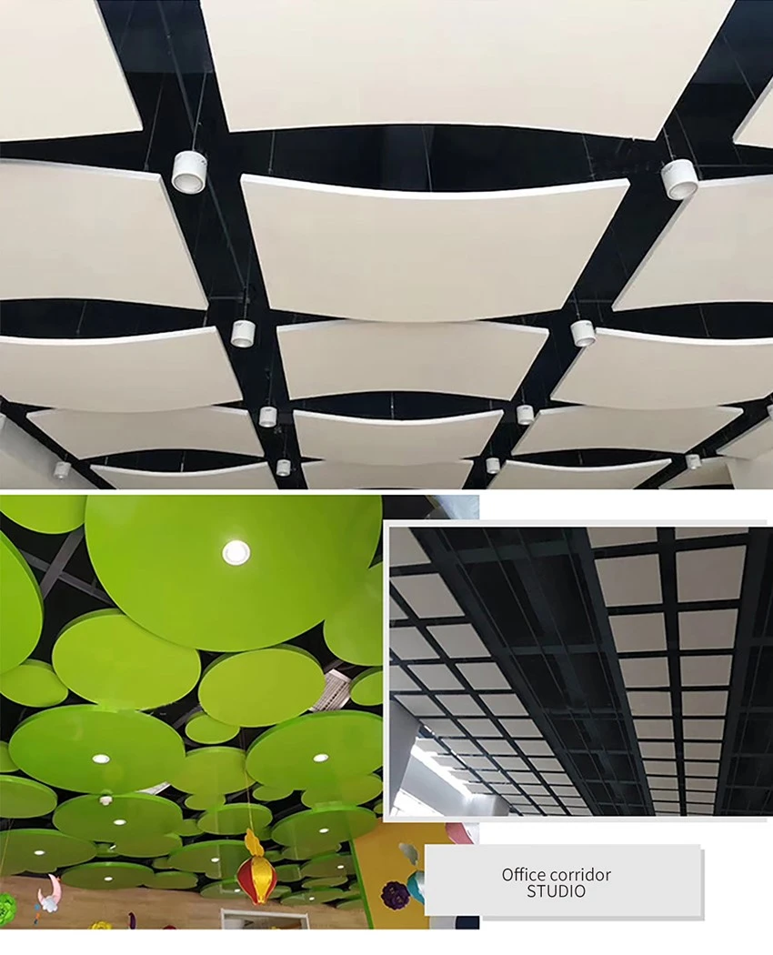 6white soundproof ceiling boards